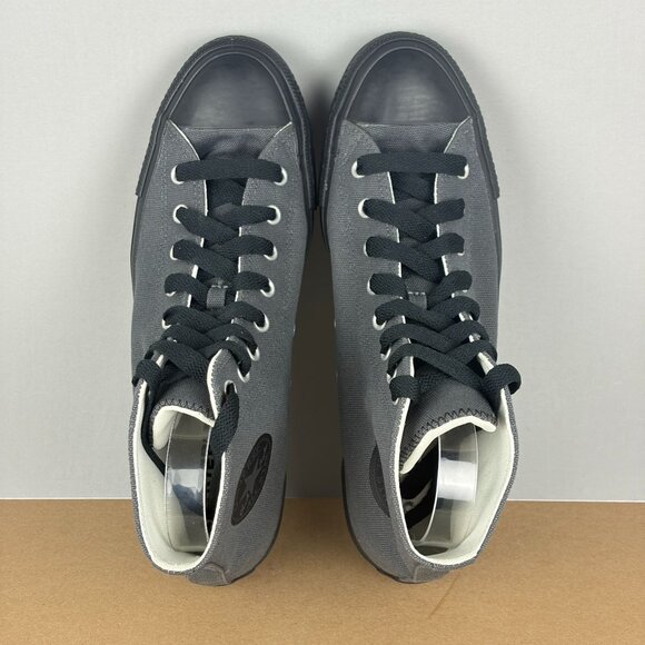 Converse Chuck Taylor Hi Dark Matter Heavy Canvas Sneakers Mens 11.5 Gray Black - Picture 9 of 10